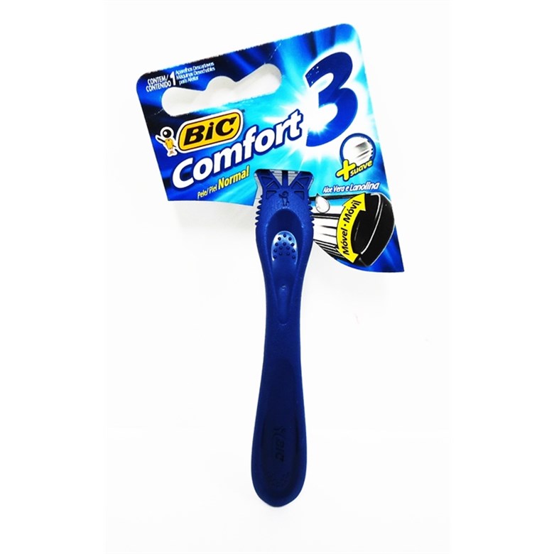 APARELHO BARBEAR BIC COMFORT3 PELE NORMAL UNIT 0