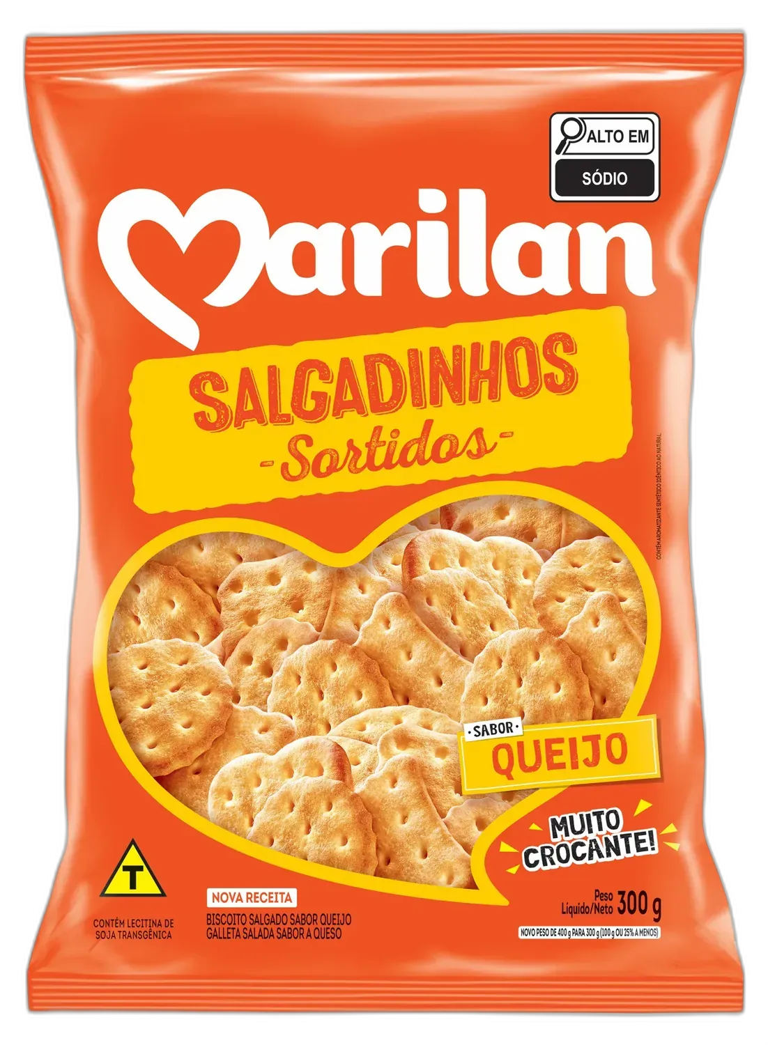 SALGADINHOS MARILAN QUEIJO 300G