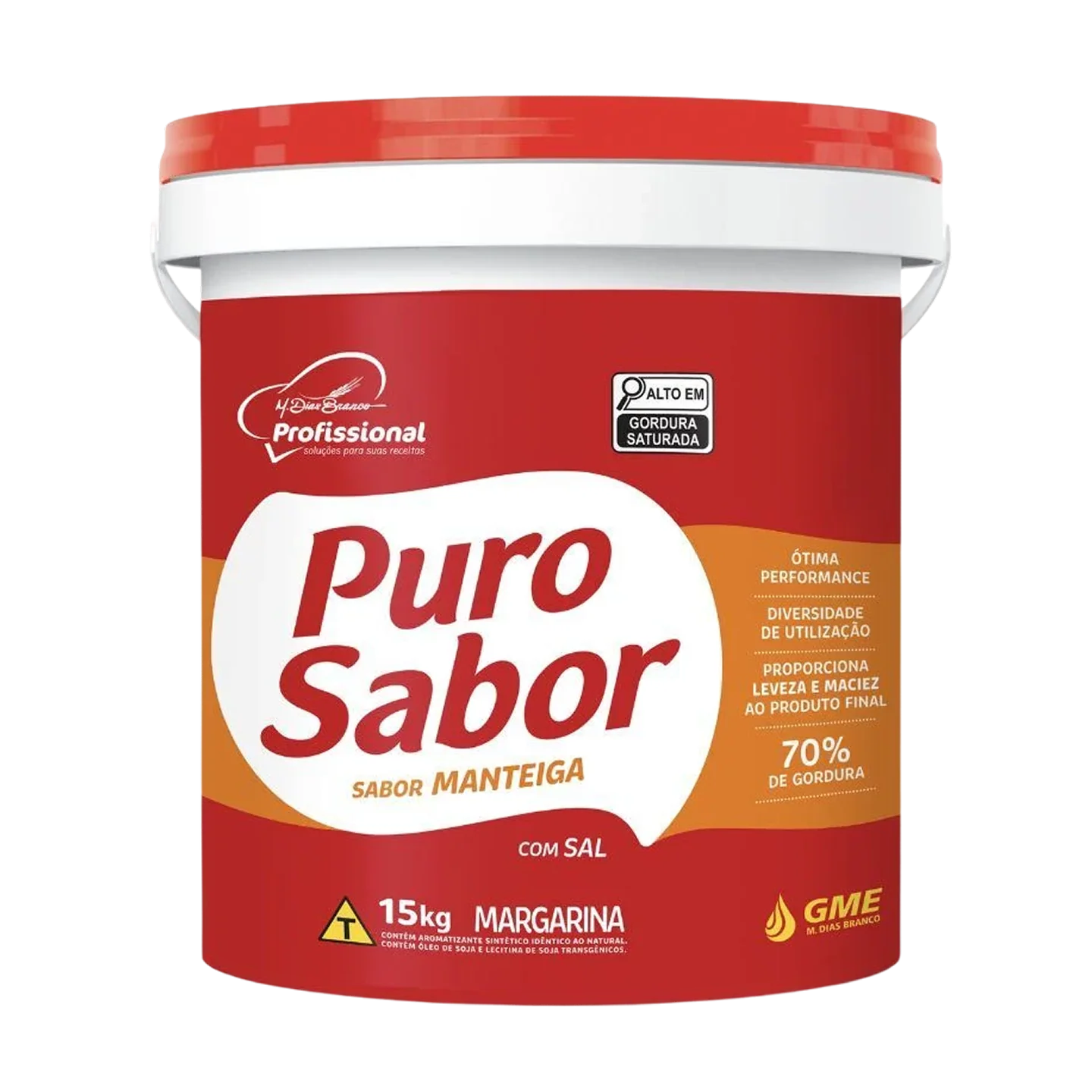 MARGARINA PURO SABOR 60% BD 3KG