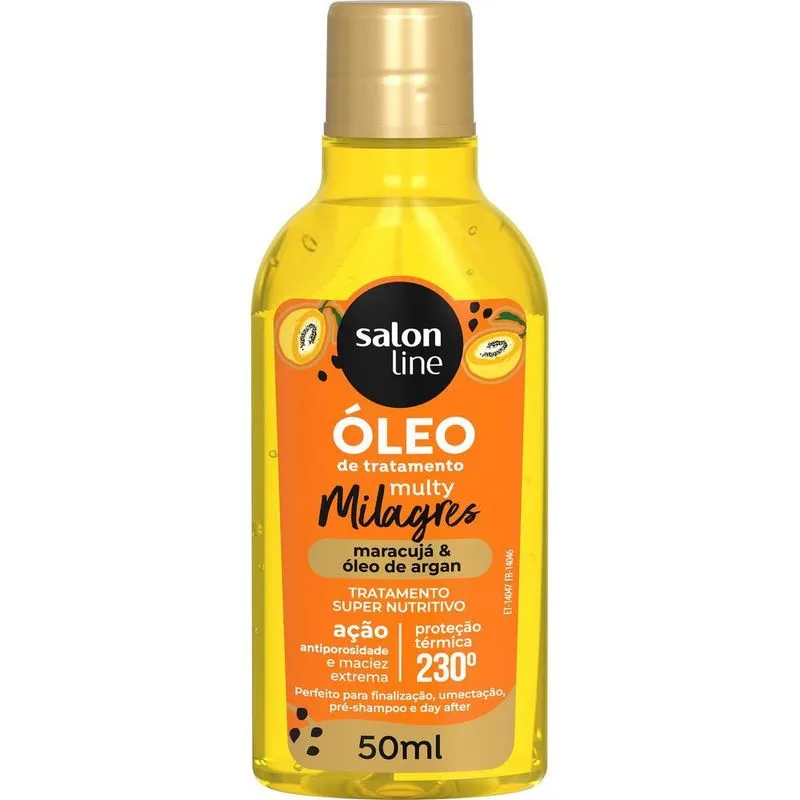 OLEO CAPILAR SALON LINE MARACUJA MULTY MILAGRES 50ML 0