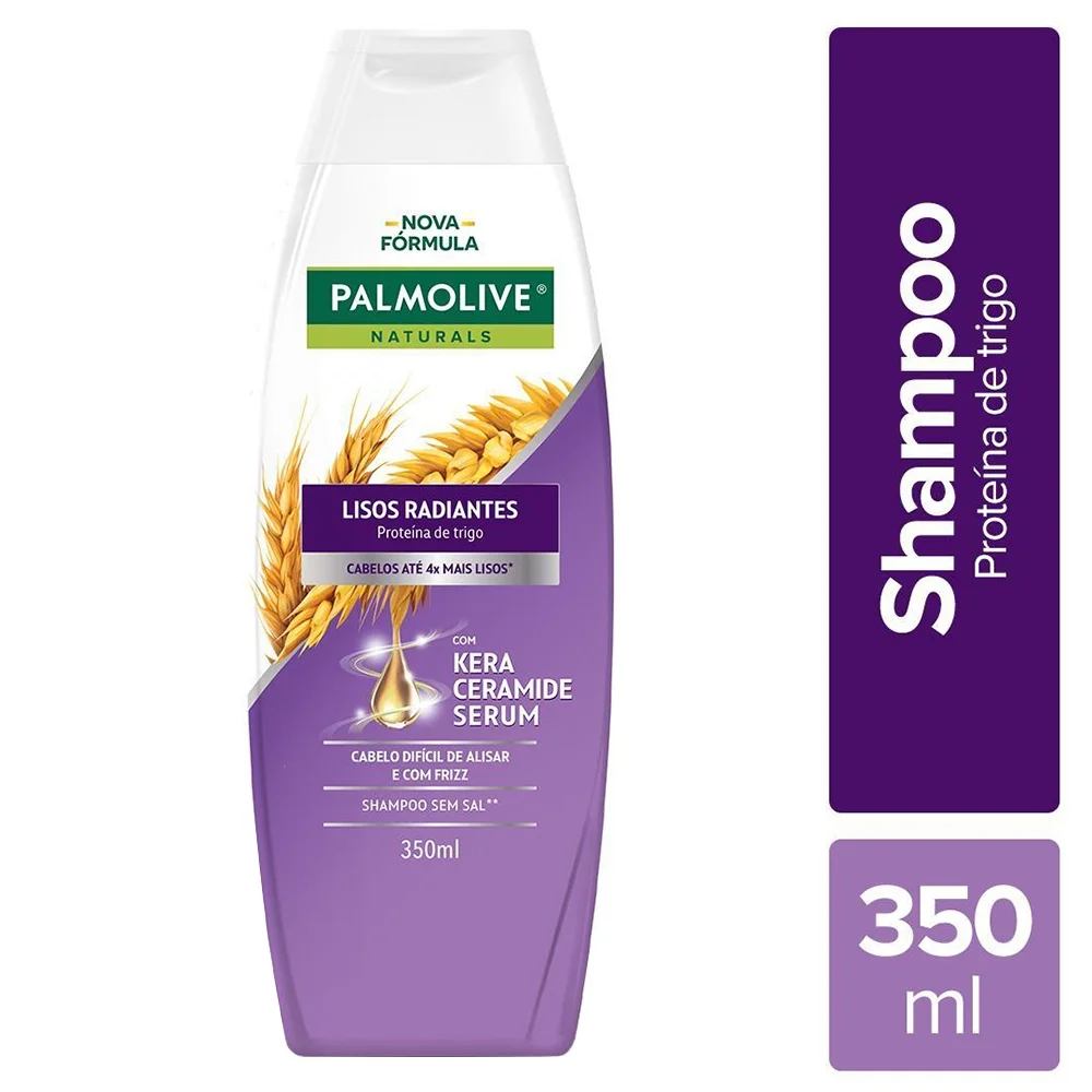 SHAMPOO PALMOLIVE NATURALS LISOS RADIANTES FRASCO 350ML