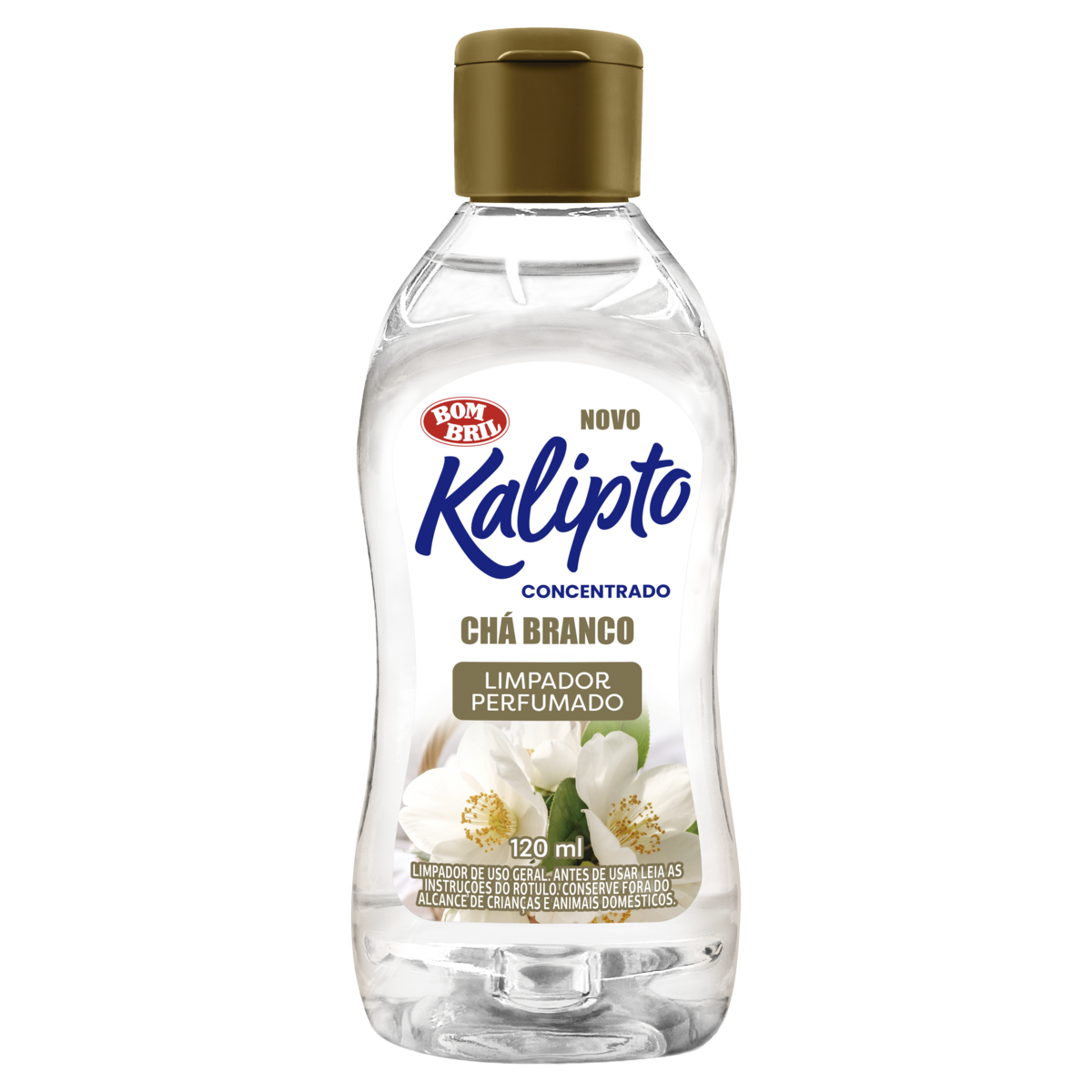 DESINF CONC KALIPTO CHA BRANCO 120ML 0