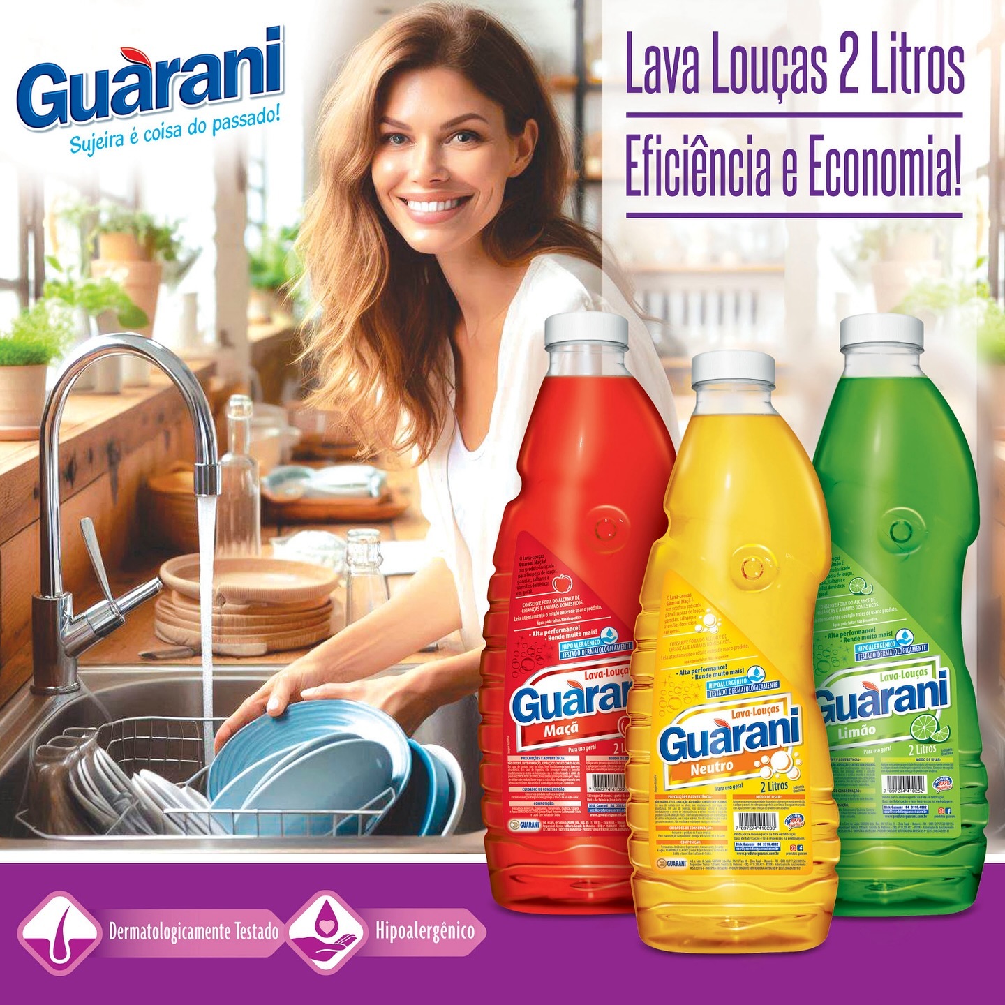 LAVA LOUÇAS GUARANI NEUTRO 2L
