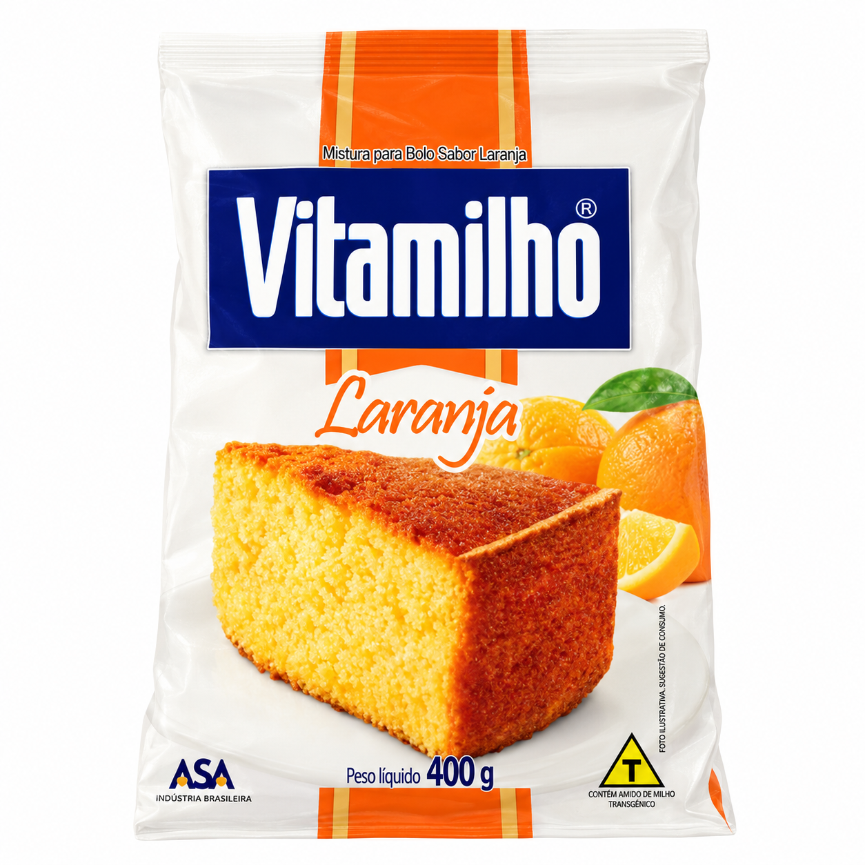 MISTURA PARA BOLO - VITAMILHO - SABOR LARANJA 400G