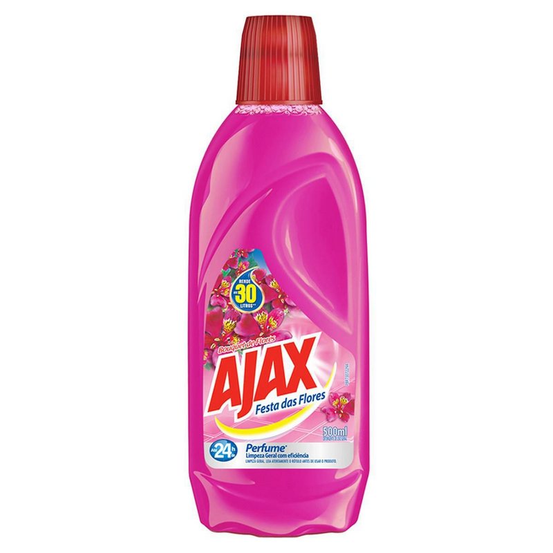 LIMPADOR BOUQUET DE FLORES AJAX FESTA DAS FLORES FRASCO 500ML