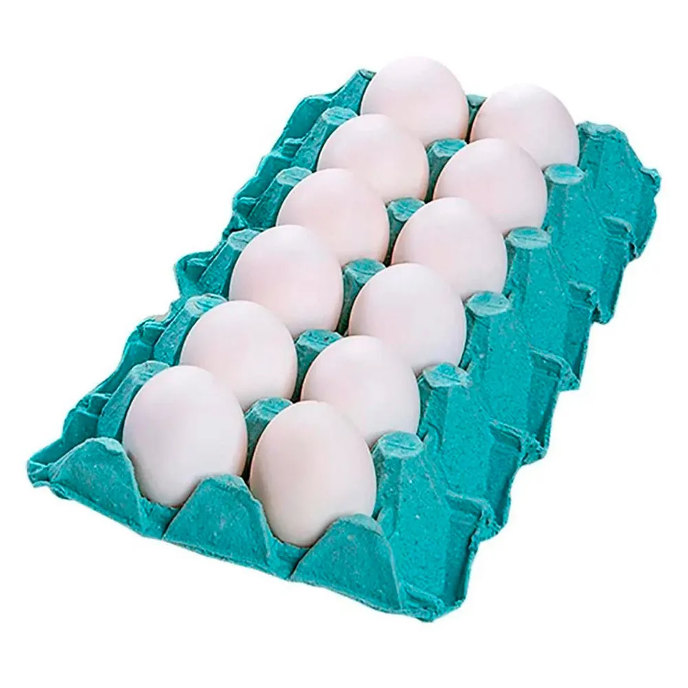 OVOS DE GALINHA BRANCOS GRANDES BANDEJA COM 12 UNIDADES 0