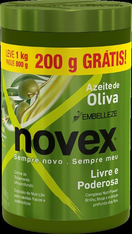 CREME DE TRATAMENTO ULTRAPROFUNDO NOVEX AZEITE DE OLIVA POTE 1KG 0