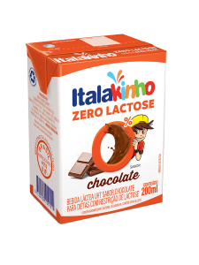 BEBIDA LÁCTEA UHT SABOR CHOCOLATE 200ML ZERO LACTOSE ITALAC