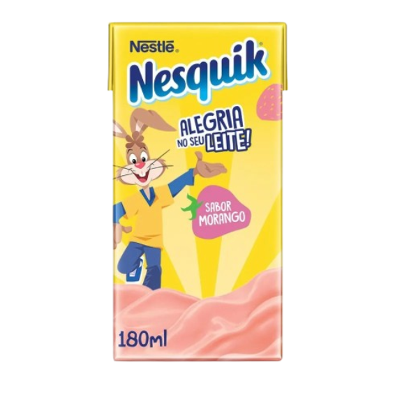 BEBIDA LÁCTEA UHT MORANGO NESQUIK CAIXA 180ML