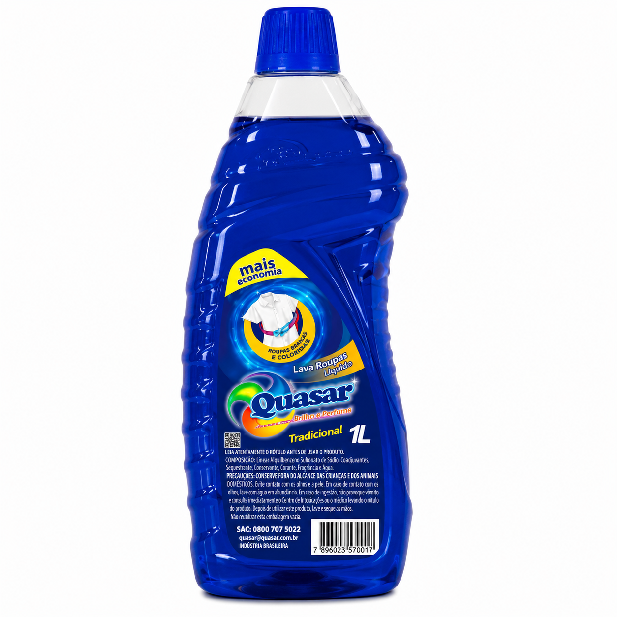 LAVA ROUPAS QUASAR LÍQUIDO TRADICIONAL 1L