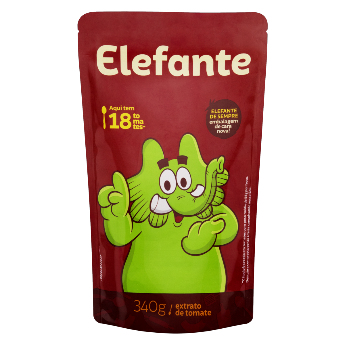 EXTRATO DE TOMATE ELEFANTE SACHÊ 300G EMBALAGEM ECONÔMICA