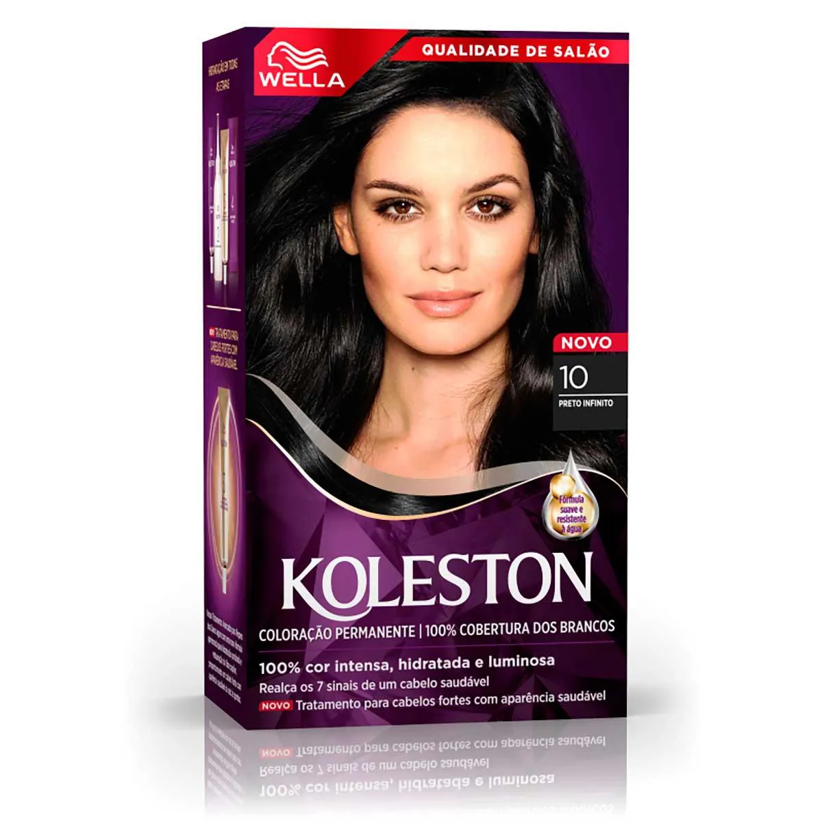 COLORACAO KIT PERMANENTE COTY KOLESTON 10 PRETO INFINITO 1UN 0