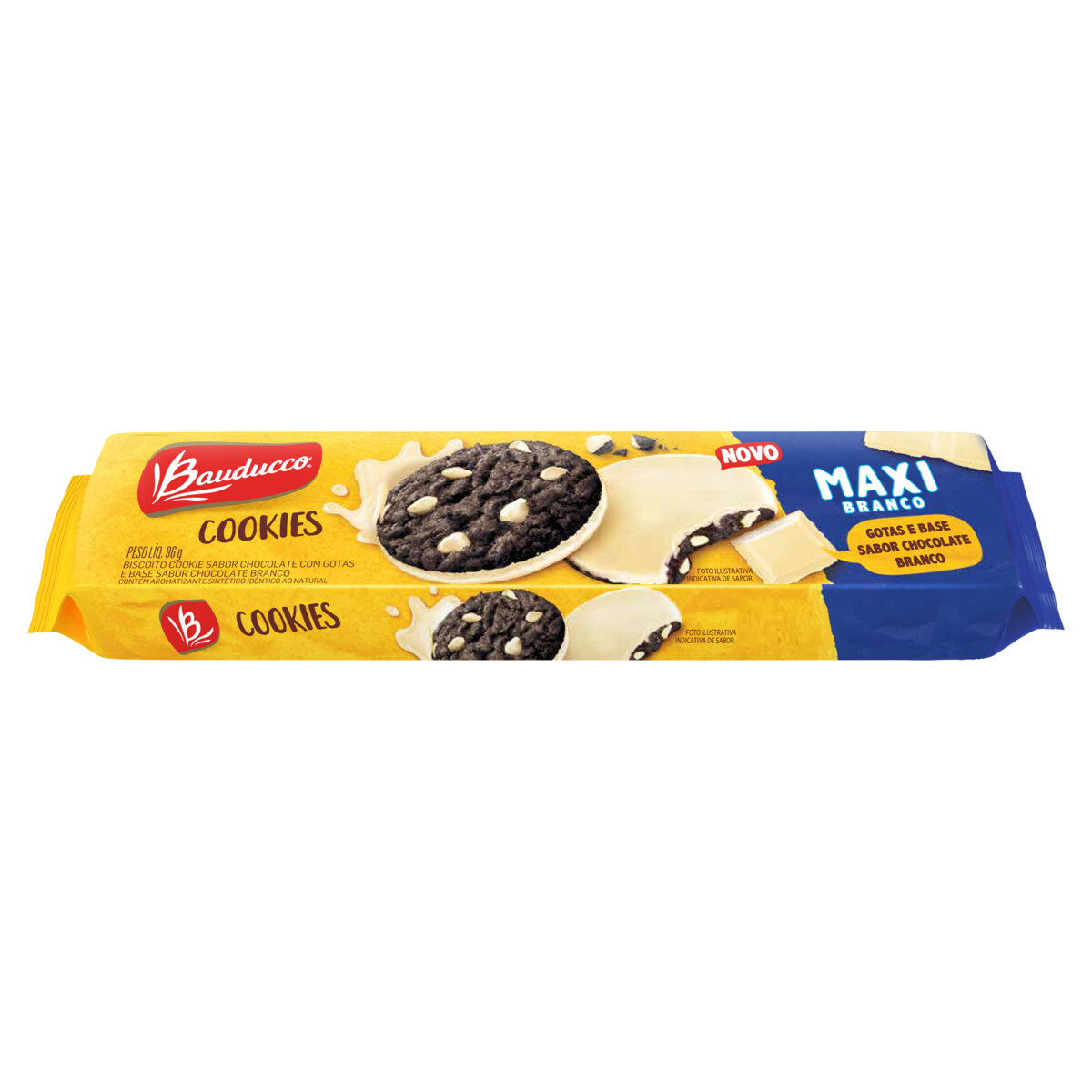 COOKIES BAUDUCCO MAXI BRANCO 96G