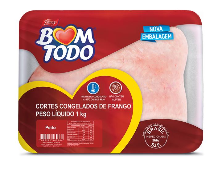 PEITO FRANGO CONGELADO BOM TODO 1KG 0
