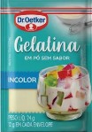 GELATINA EM PÓ SEM SABOR INCOLOR DR. OETKER 24G