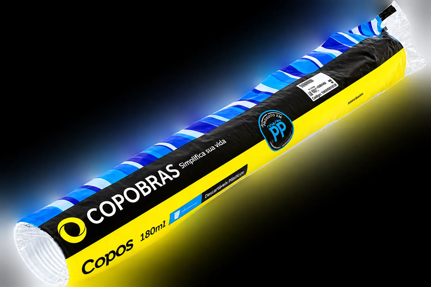 COPO PLAST 50ML BRANC COPOBRAS 1X100 UN