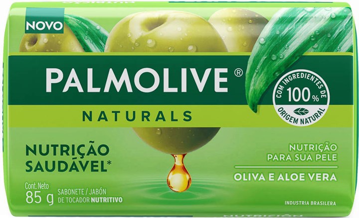 SABONETE BARRA PALMOLIVE NATURALS HIDRATAÇÃO SAUDÁVEL ENVOLTÓRIO 85G