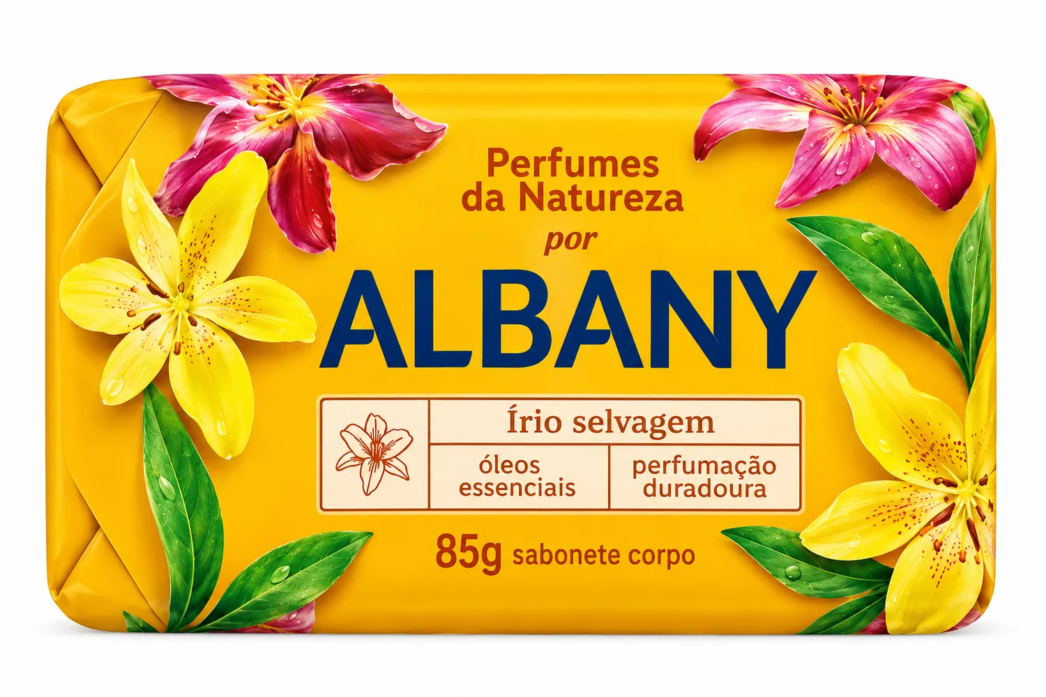 SABONETE ALBANY LÍRIO SELVAGEM 85G — imagem 1