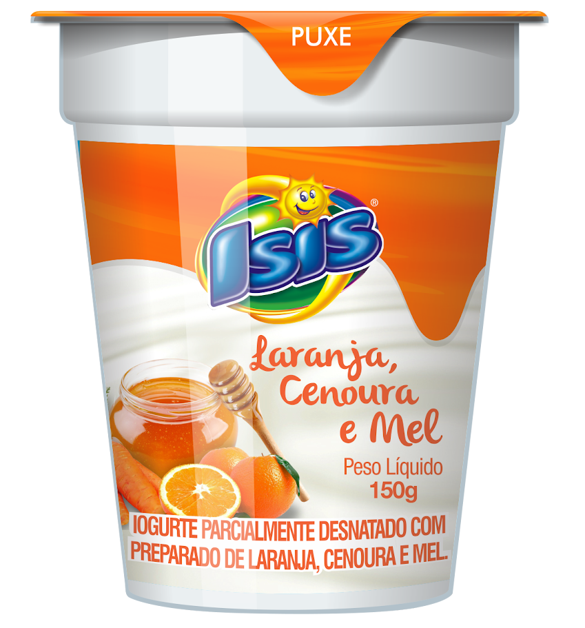 IOGURTE LARANJA CENOURA E MEL ISIS 150G