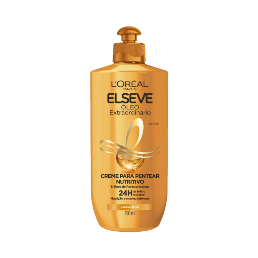 CREME PARA PENTEAR LORÉAL PARIS ELSEVE ÓLEO EXTRAORDINÁRIO FRASCO 250ML 0