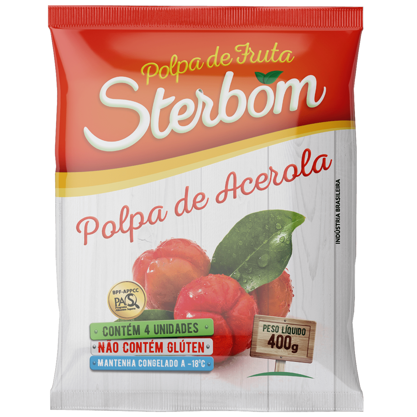 POLPA DE ACEROLA STER BOM 400G