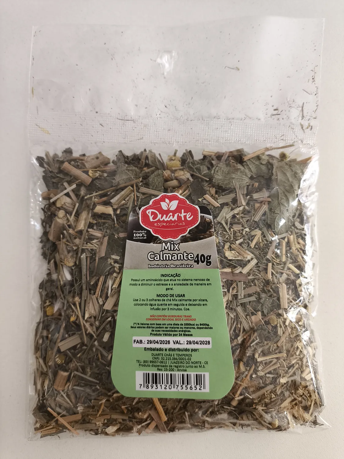 MIX CALMANTE 40G DUARTE 0