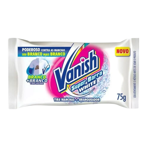 TIRA-MANCHAS BARRA BRANQUEADOR VANISH WHITE PACOTE 75G 0