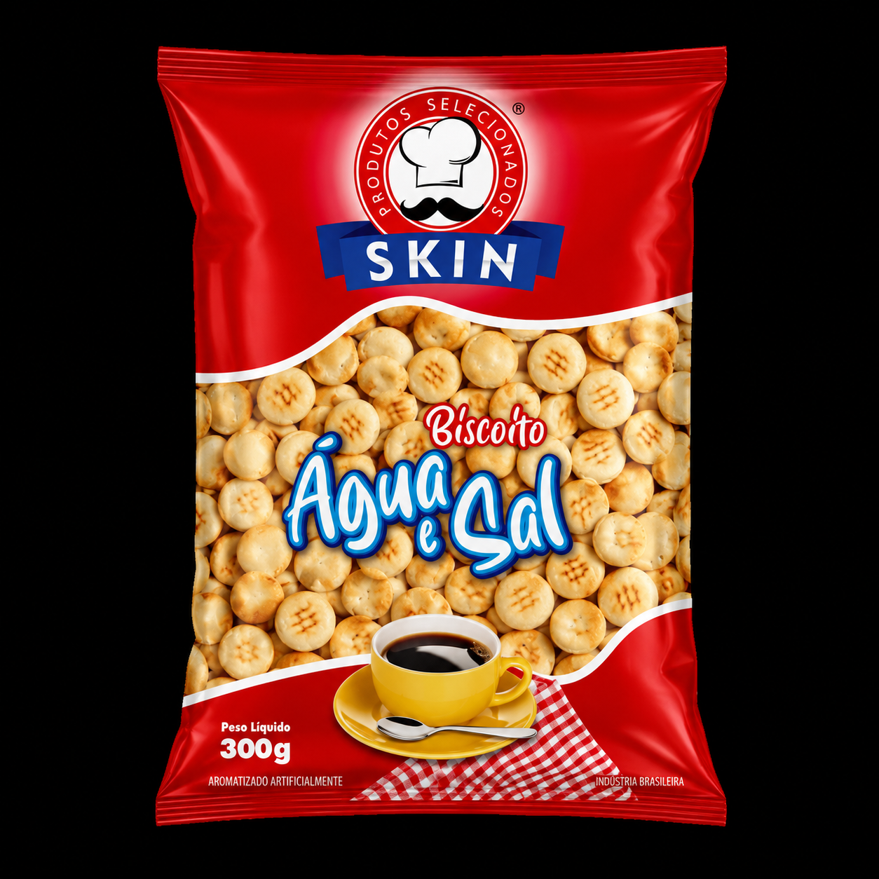 BISCOITO SKIN COCO SALGADO 300G