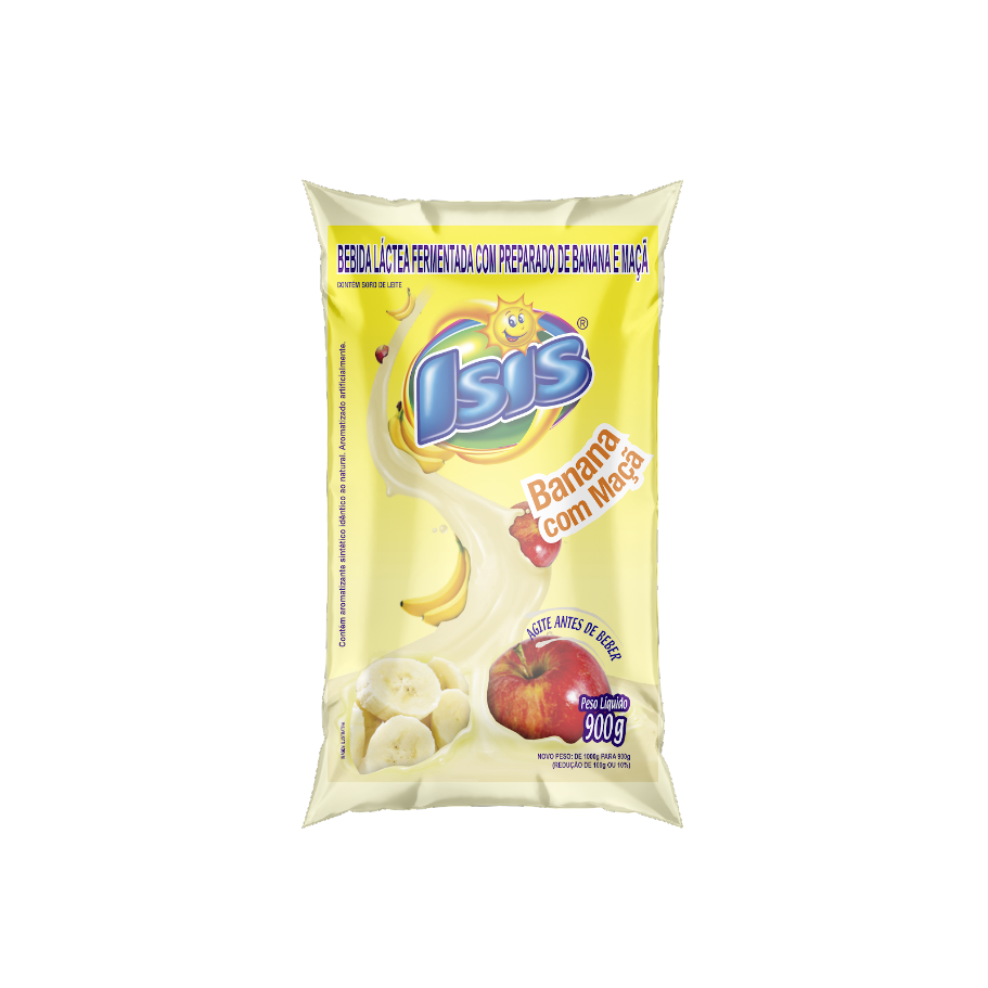 BEBIDA LÁCTEA ISIS BANANA E MAÇÃ 900G