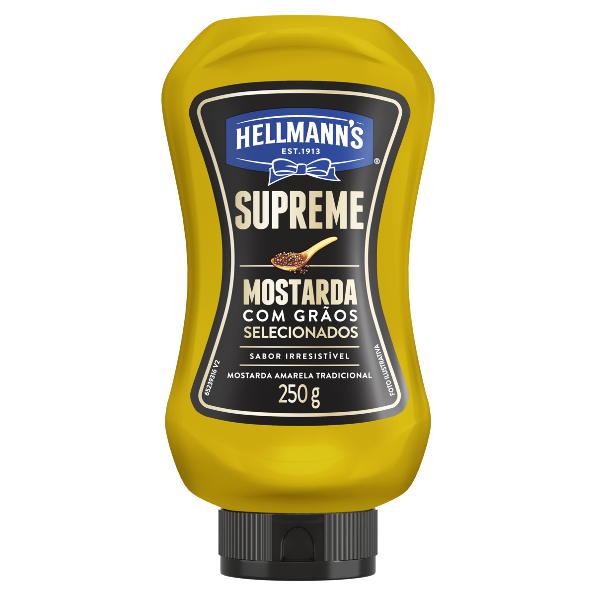 MOSTARDA HELLMANNS AMARELA TRADICIONAL SUPREME 250G