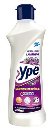 LUSTRA-MÓVEIS MULTISSUPERFÍCIES LAVANDA YPÊ SQUEEZE 200ML