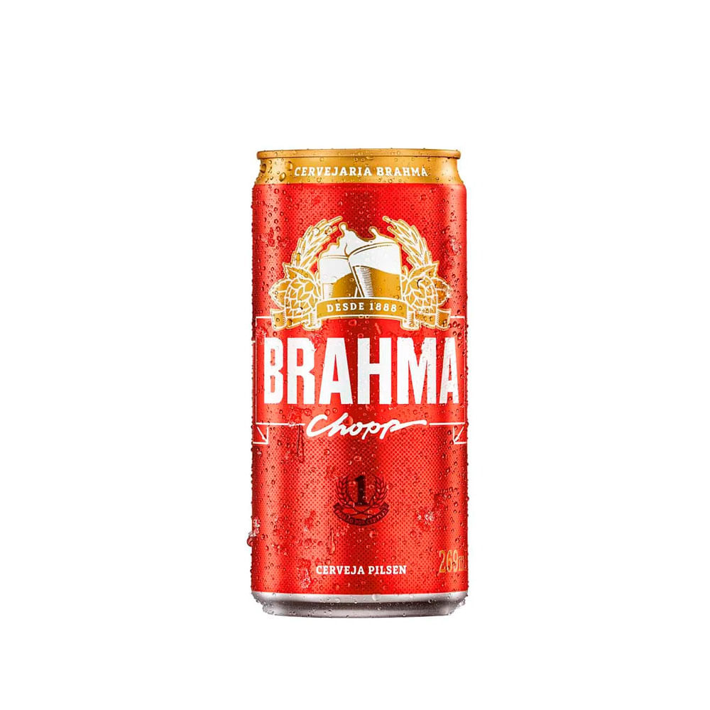 CHOPP LAGER BRAHMA LATA 269ML 0