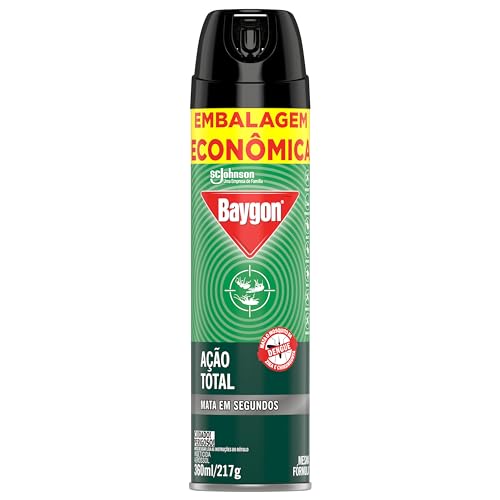 INSETICIDA AEROSSOL AÇÃO TOTAL BAYGON FRASCO 360ML SPRAY EMBALAGEM ECONÔMICA 0