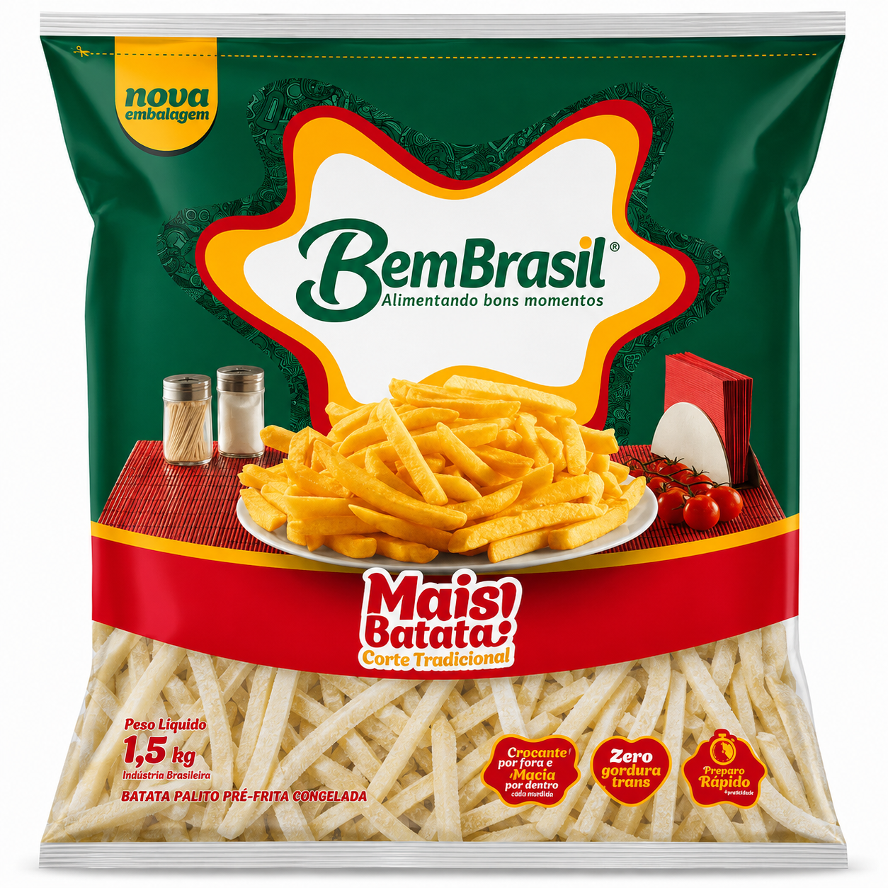 BATATA PALITO BEM BRASIL 1,5KG — imagem 1