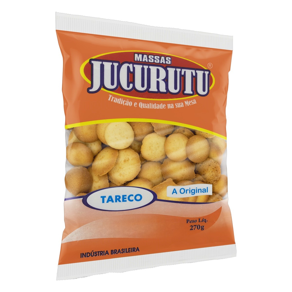 BISCOITO TARECO MASSAS JUCURUTU PACOTE 270G