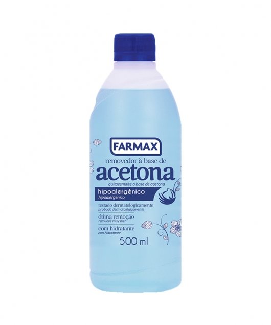 REMOVEDOR DE ESMALTE FARMAX FRASCO 500ML