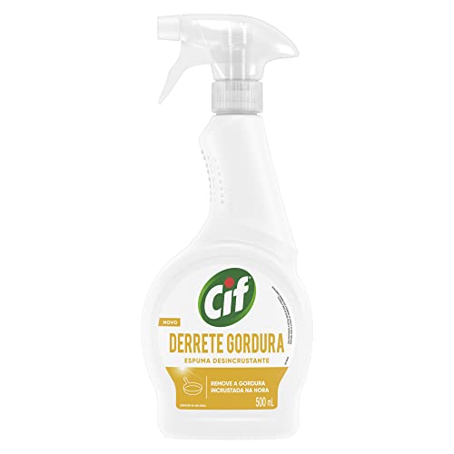 LIMPADOR DESENGORDURANTE CIF FRASCO 500ML BORRIFADOR 0