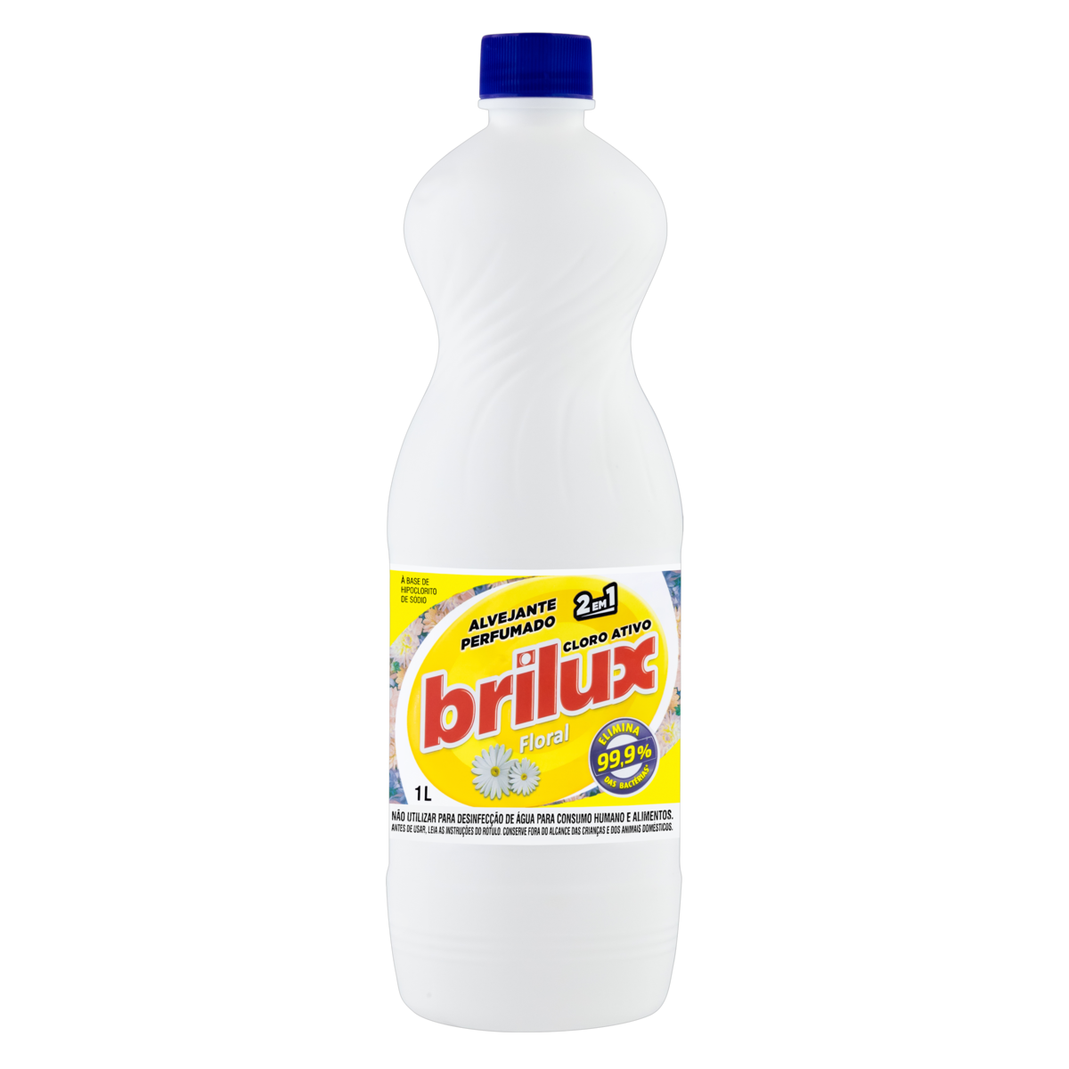 ALVEJANTE COM CLORO FLORAL BRILUX FRASCO 1L