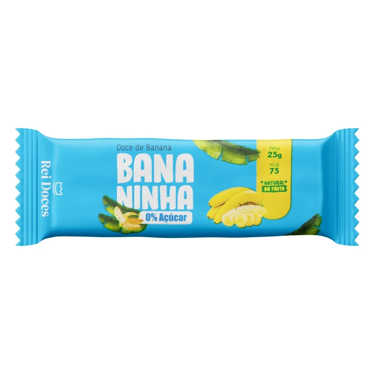 BANANINHA ZERO AÇÚCAR REI DOCES PACOTE 25G