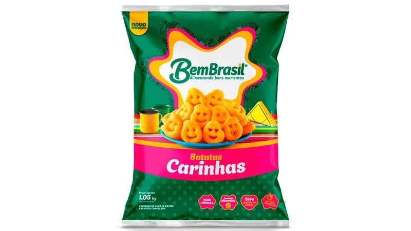 BATATA PRÉ-FRITA CARINHAS CONGELADA BEM BRASIL PACOTE 1,05KG 0