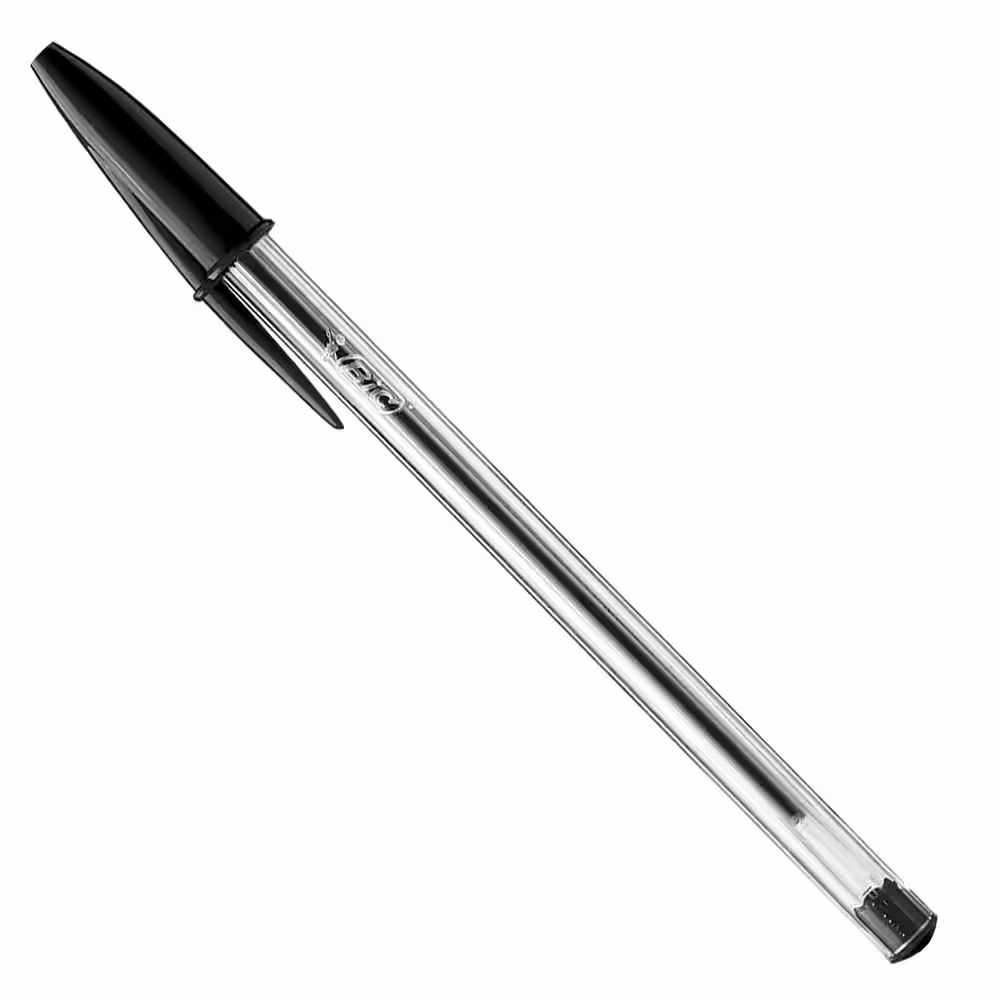 CANETA BIC CRISTAL PRETA UN