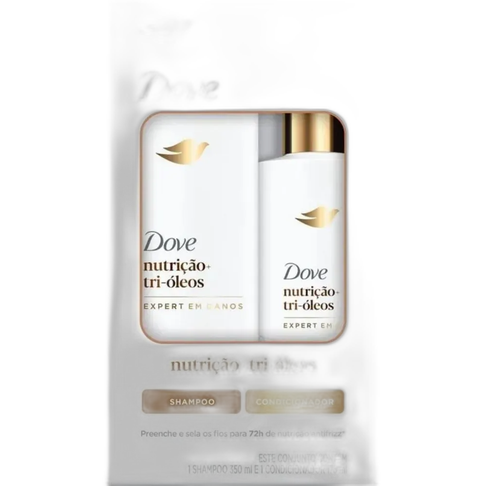 KIT DOVE SH 350ML+COND 175ML NUTRIÇAO+TRI OLEOS 0