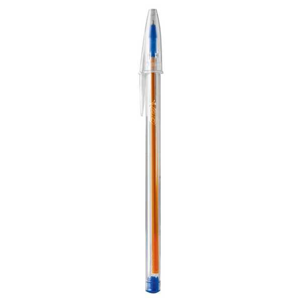 CANETA BIC CRISTAL FINA AZUL UN