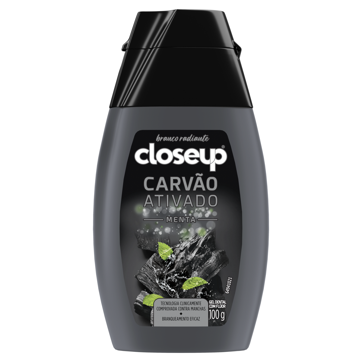 GEL DENTAL CLOSEUP 100G C/FLUOR CARVAO ATIVADO MENTA 0