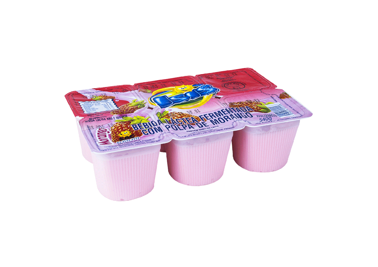 BEBIDA LÁCTEA ISIS MORANGO BANDEJA 540G