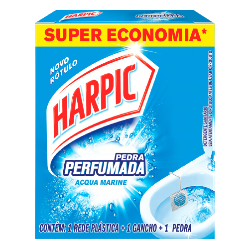 DETERGENTE SANITÁRIO PEDRA ACQUA MARINE HARPIC 0