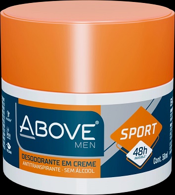DESODORANTE CREME INVISIBLE SPORT ABOVE MEN 50ML
