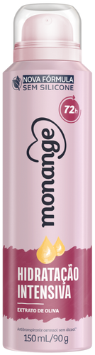 ANTITRANSPIRANTE AEROSSOL HIDRATAÇÃO INTENSIVA MONANGE 150ML SPRAY 0