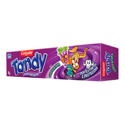 GEL DENTAL INFANTIL COM FLÚOR UVAVENTURA COLGATE TANDY CAIXA 50G