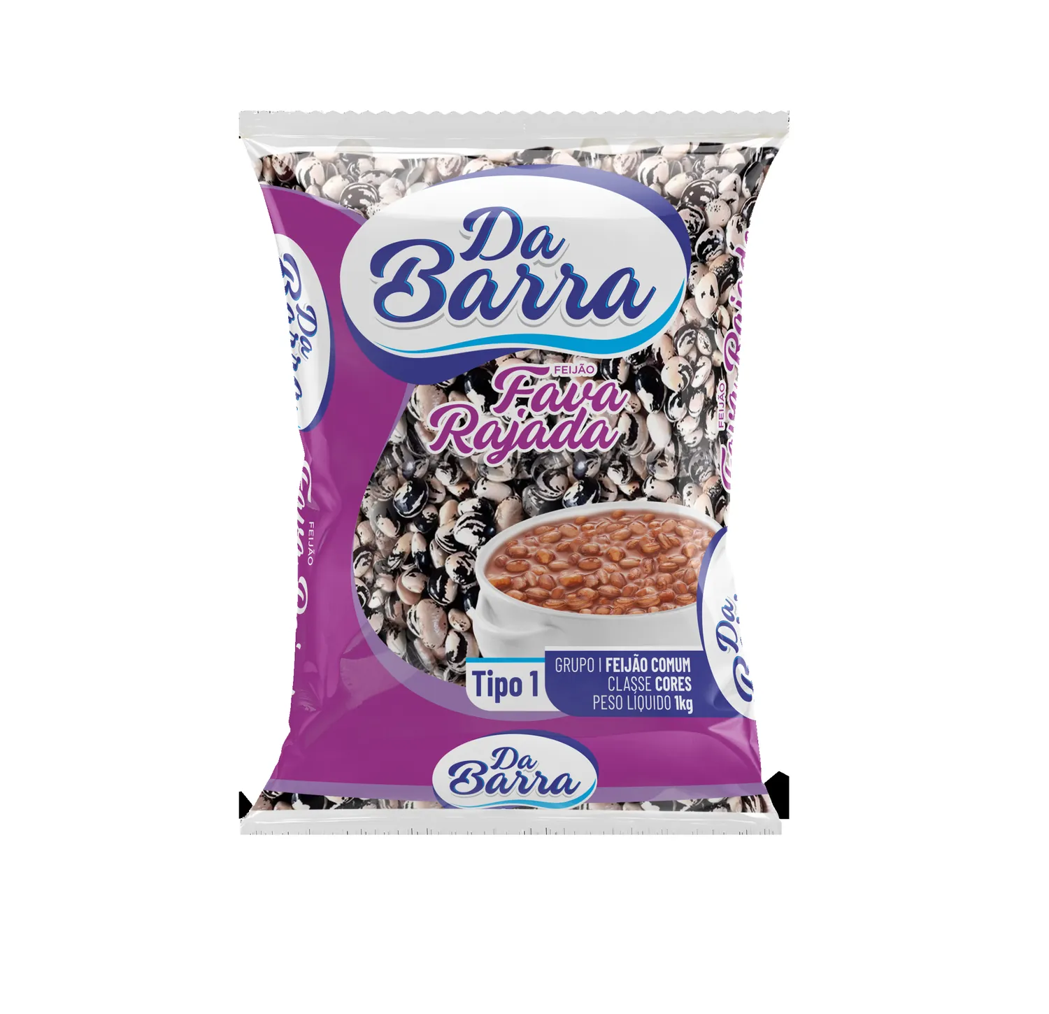 FEIJAO RAJADO CLEBOM T1 1KG